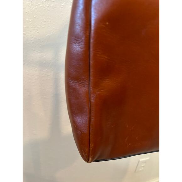 Patricia Nash Rich Brown Leather Shoulder Bag - Picture 5 of 6